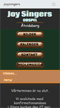 Mobile Screenshot of joysingers.se