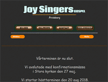 Tablet Screenshot of joysingers.se